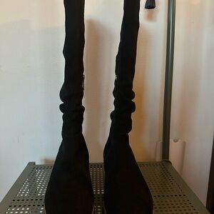 Blondo Waterproof Suede Black Women's Boots